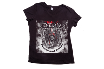 "Wrath of D-Day" V-neck T-shirt (women's)